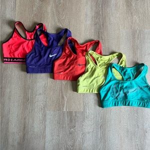 Nike Sports Bra Bundle + 1 UA Sports Bra
